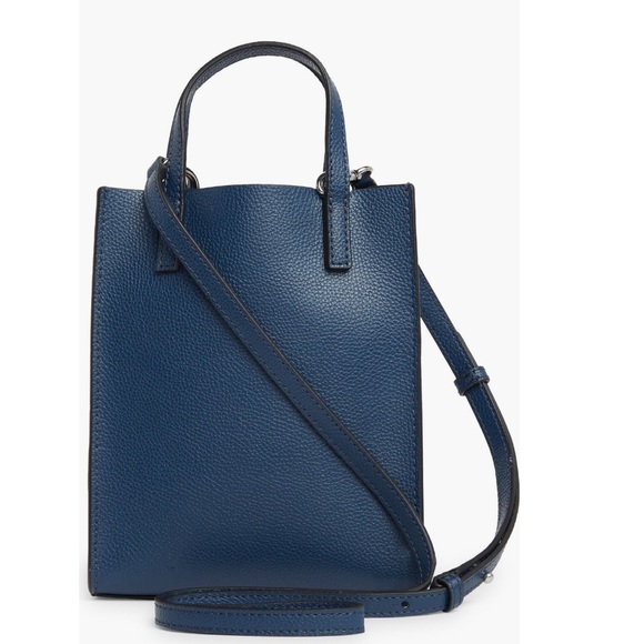 MARC JACOBS MICRO LEATHER TOTE H001L03FA22 AZURE BLUE - Picture 9 of 9